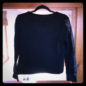 Vigoss Black&Leather Sweater